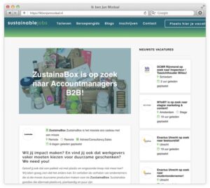 sustainable jobs geld verdienen met je werk
