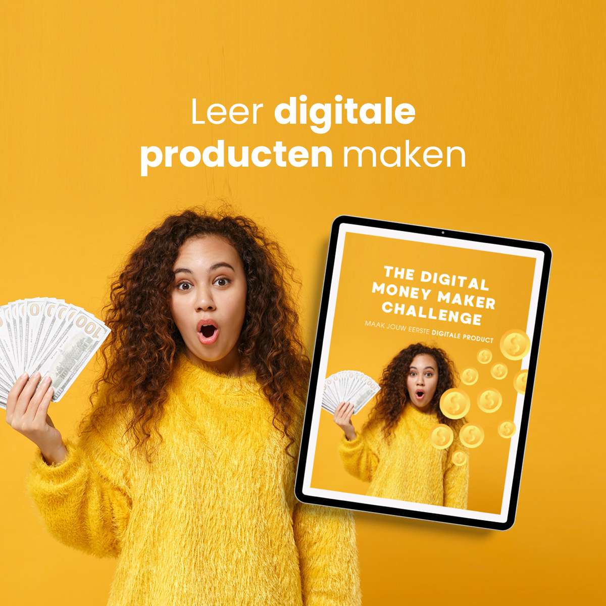 Leer digitale producten maken met de Digital Money Maker Challenge