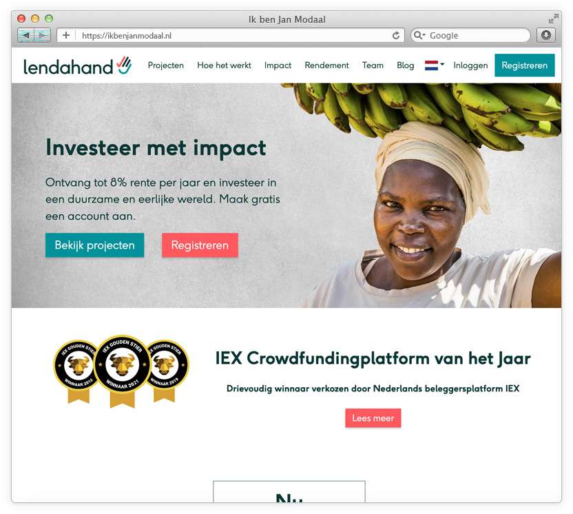investeren bij lendahand